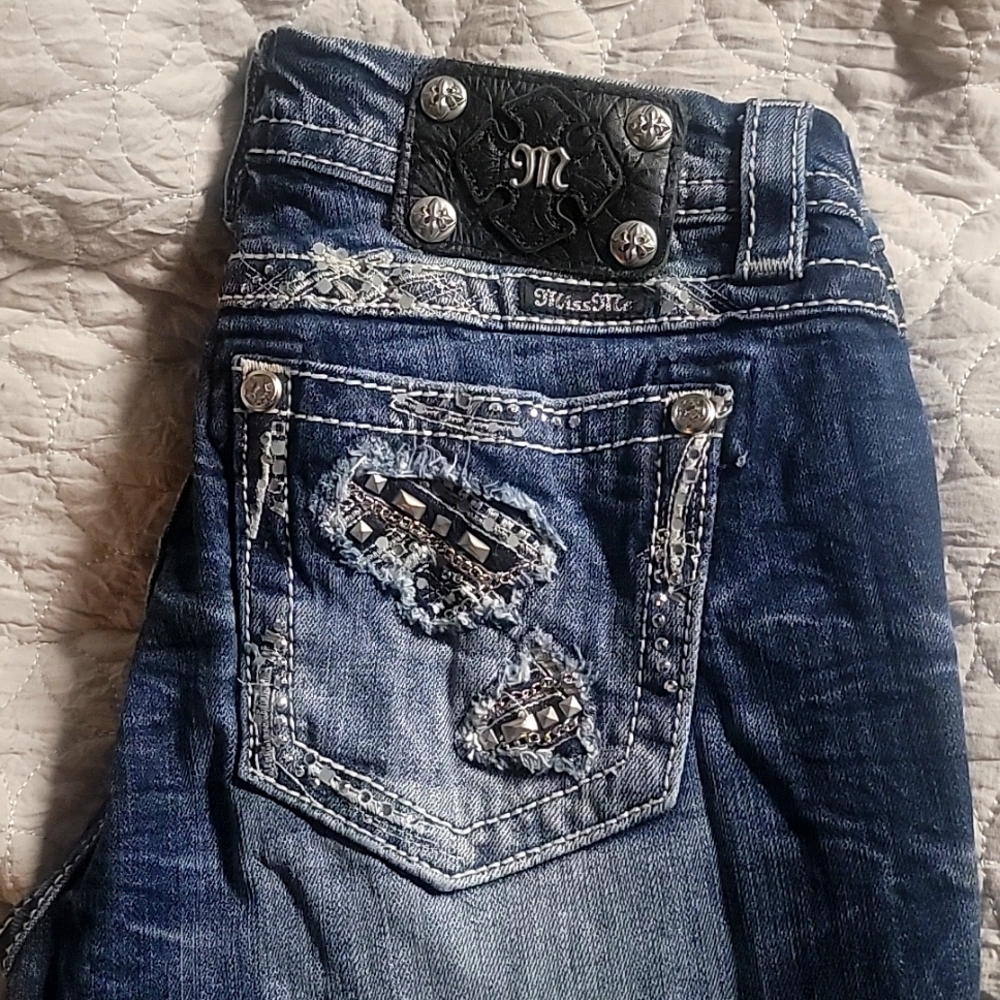 MISS ME SIZE 30 STRAIT LEG
